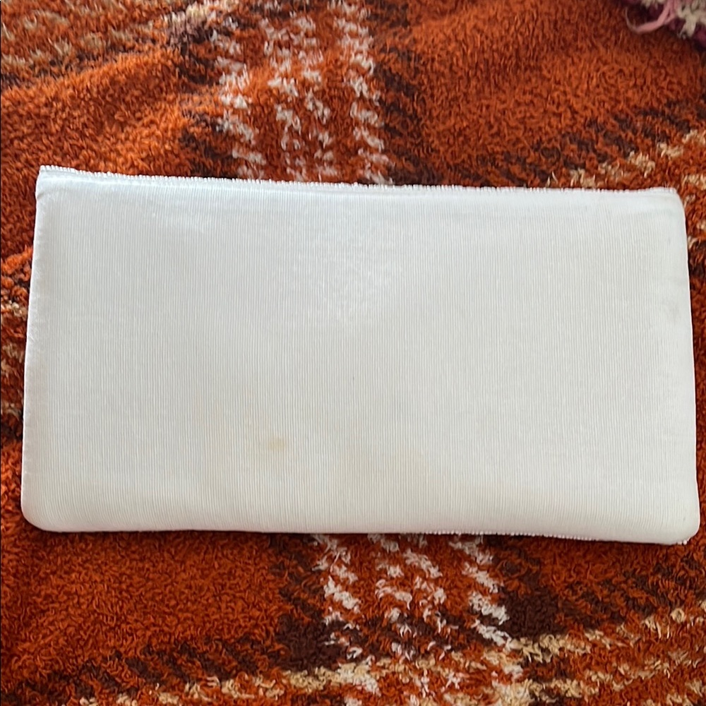 Embroidered Cream Clutch by Lisi Lerch - Picture 3 of 6
